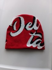 Delta Sigma Theta Red And White Beanie Hat
