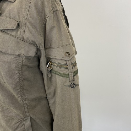 Giacca Diesel stile militare verde kaki taglia large donna - Foto 7 di 11
