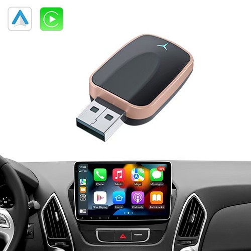 2 in 1 Wireless Carplay Adapter Android Auto Adapter USB Auto Dongle Connect Box - Bild 3 von 15