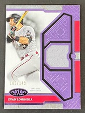Evan Longoria  2024 Topps Tier One Relics Patch Purple Foil #T1R-EL  #ed 105/149