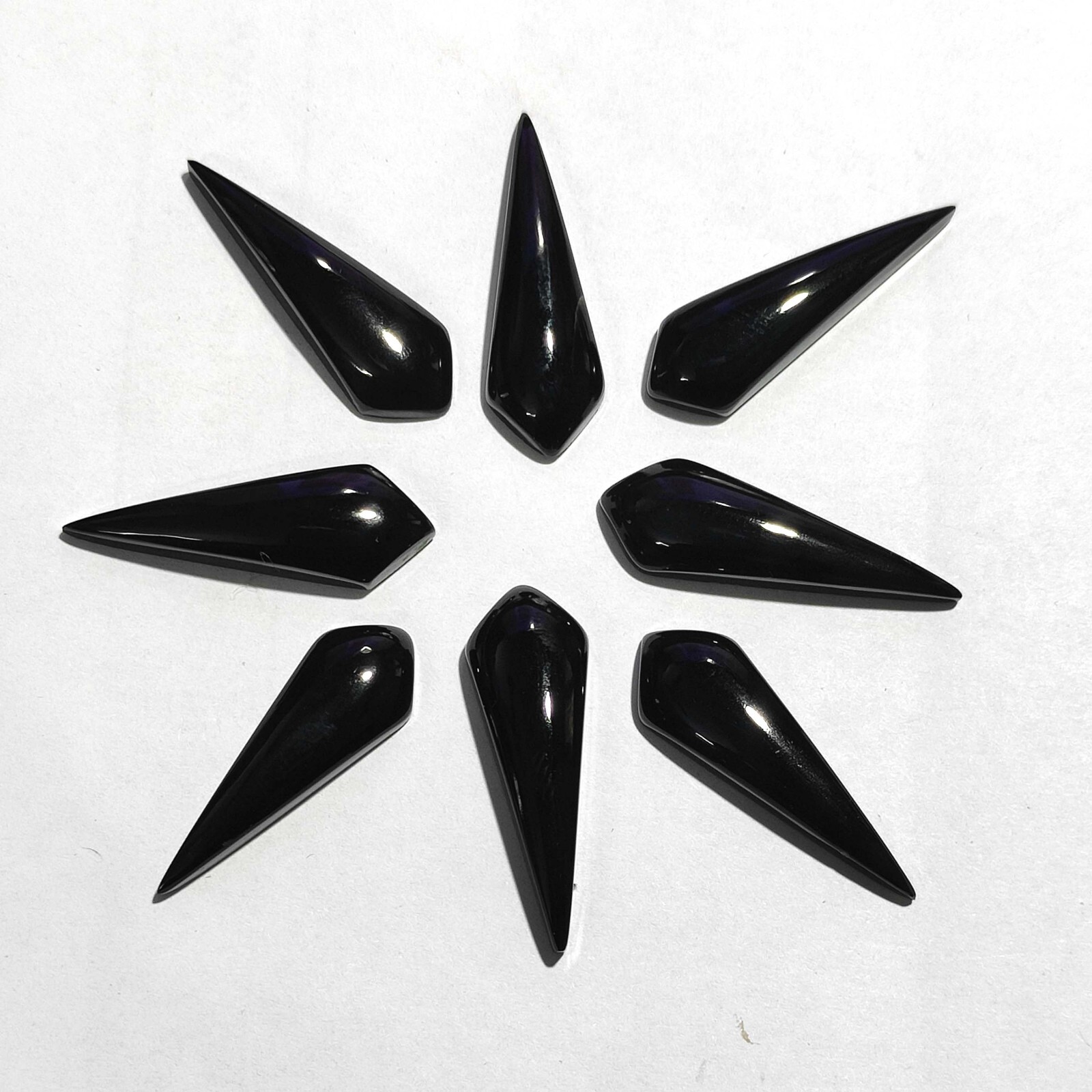 Onyx Astrology Gemstone Cabochon Bracelet Making Kit 10 Pcs Natural Stones Wholesale