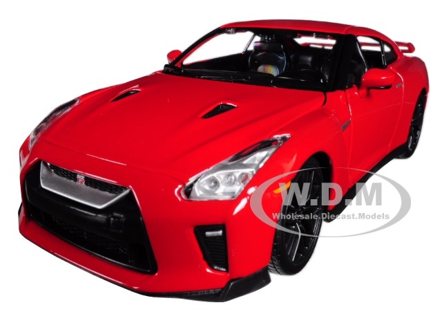 2017 NISSAN GT-R R35 RED 1/24, МОДЕЛЬ АВТОМОБИЛЯ, ИЗГОТОВЛЕННАЯ НА ЗАКАЗ КОМПАНИЕЙ BBURAGO 21082