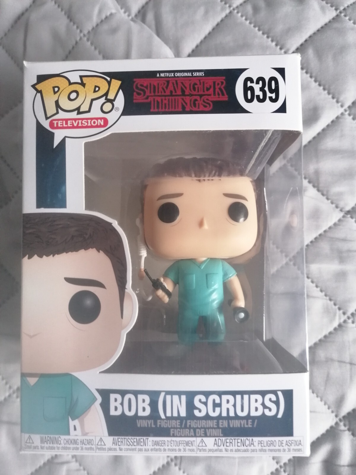 Funko Pop Serie Stranger Things Bob In Scrubs 639 Vinyl Figure