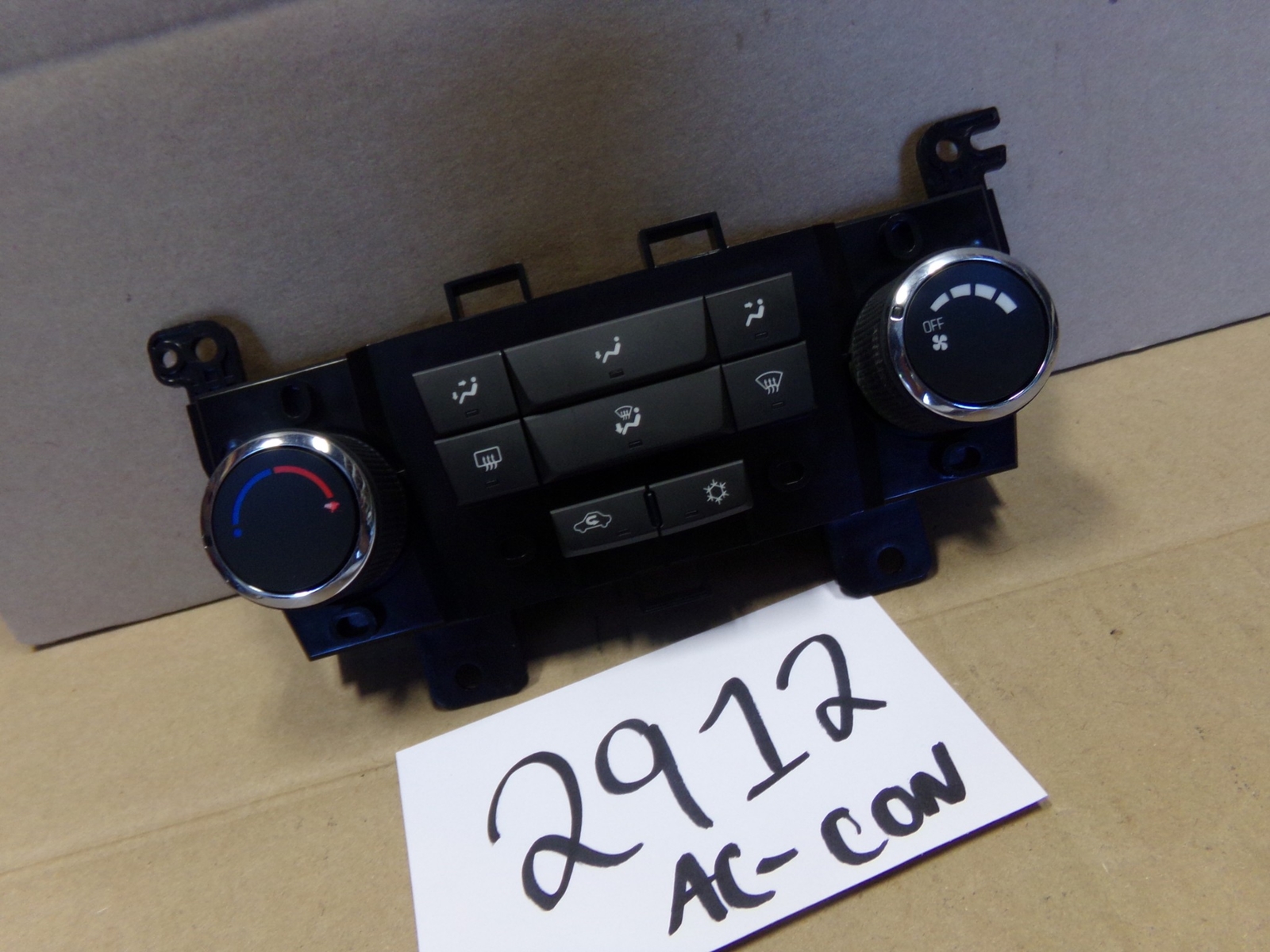 11 12 Chevrolet Cruze Used AC and Heater Control Stock #2912-AC