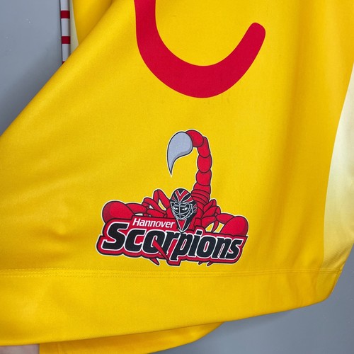 Hannover Scorpions Germany Ice Hockey #17 `Green` Jersey Shirt Size 54 - Picture 5 of 16