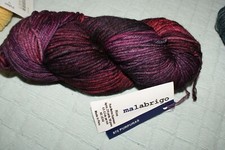 Rios Malabrigo Yarn 872 Purpuras Crochet Knit Craft Merino Wool Fast Shipping