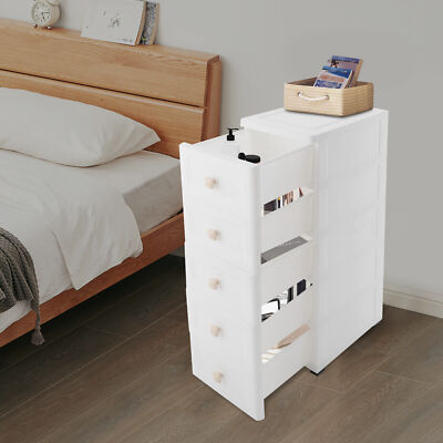 Rolling Storage Drawer Cart Bathroom Storage Cabinet Drawer Storage Organizer US