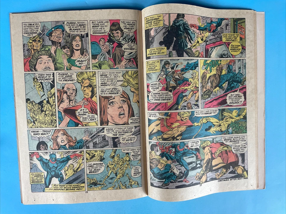 Warlock # 1 , 10 , 11 , & 12 1976 - Image 4 of 4