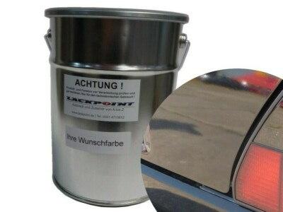 3 Litre Ready to Use Base Coat Ral 9005 Deep Black Car Paint Lackpoint New