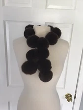 Brown Novelty Scarf - 36” Long