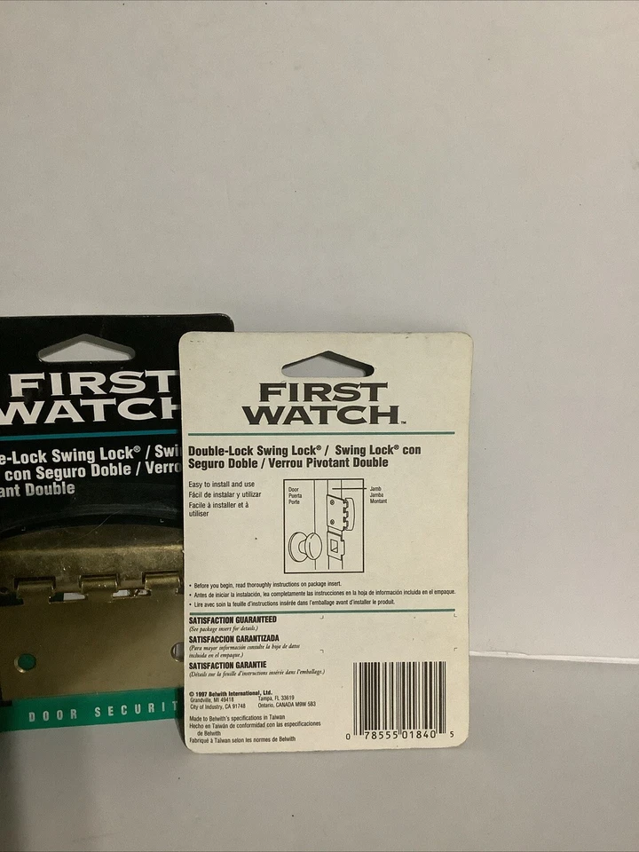 Lote de 2* Primer Reloj Latón Pulido Columpio Cerradura Privacidad Foto 2 de 2
