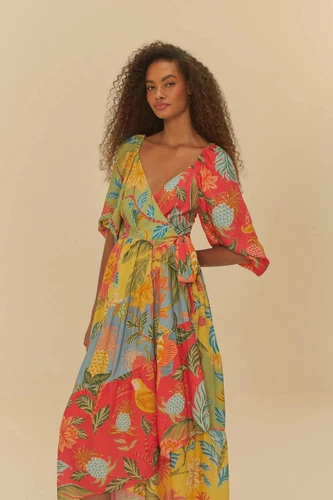 NWT FARM RIO DRESS  SIZE MEDIUM PK6166 7/3 JS