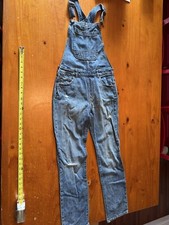 Gap Kids girls Distressed Denim Overalls Size XXL