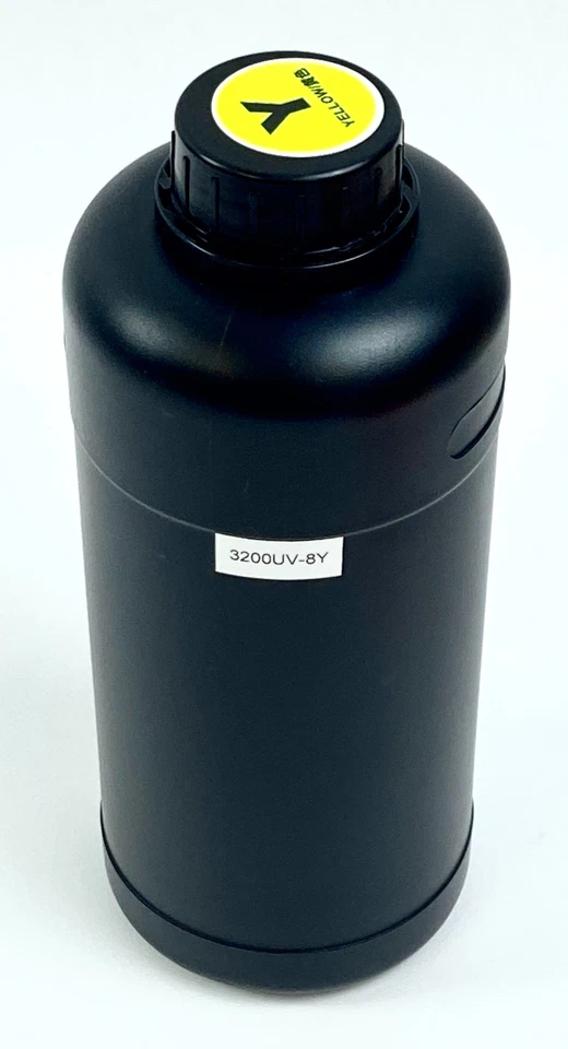 UV DTF Yellow Ink 1000ml Compatible with Inkjet Printers Set of 2 - Image 3 of 4
