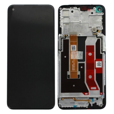 Écran LCD + Vitre Tactile Pour Oppo Reno 4 Z 5G - Noir, Avec Outils, Neuf, Fabriqué En France