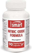 Supersmart Nitric Oxide Formula (Advanced Formula) with LCitrulline Malate, LArg