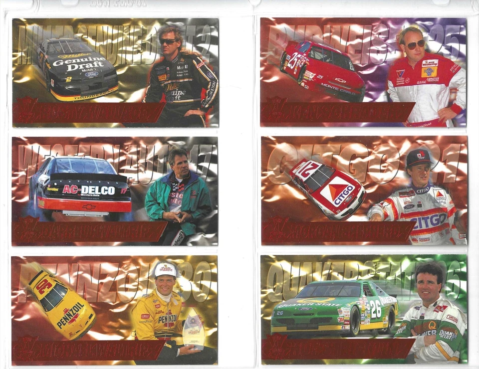 1995 Optima XL RED HOT PARALLEL--#17 Robert Pressley--ONE CARD ONLY! - Image 2 of 4