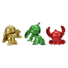 Disney Stitch Holiday Collector Set 3-Pack Mini Figures (Gold/Green/Red Glitter) — listing 3