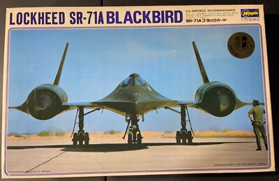 Hasegawa Lockheed SR-71A Blackbird K16 1/72 NIB Model Kit  Sullys Hobbies 