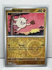 Mankey 056/165 Sv: Scarlet & Violet 151 Reverse Holo