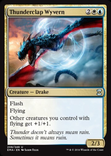 Near Mint Thunderclap Wyvern x4 Eternal Masters MTG