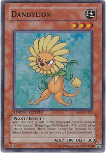 Dandylion - ABPF-ENSE1 - Super Rare - Limited Edition x3 - Moderately Played