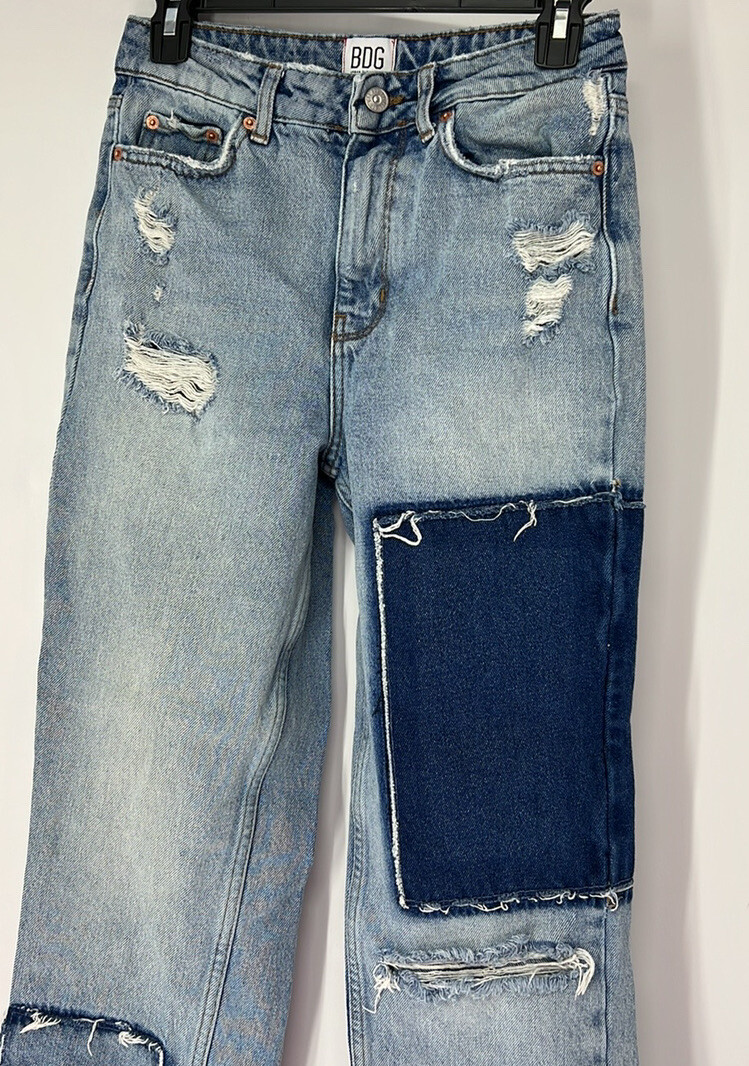 BDG Urban outfitters EUC patchwork distressed PAX… - image 2