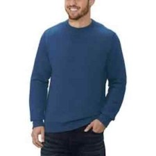 G.H. BASS  CO. Mens Crewneck Heather Blue Sweater XL