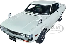 1973 TOYOTA CELICA LIFTBACK 2000GT (RA25) RHD WHITE 1/18 MODEL CAR AUTOART 78766