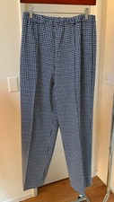 Houndstooth Pants Comfy Pull Up Elastic VTG Vera Neumann  1950s - 1990s Large