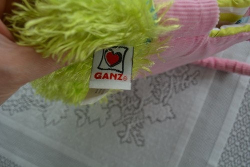 Ganz Webkinz Plush Pet Carrier Green Pink Purse Bag HC100 NWT Code NEW - Picture 5 of 7