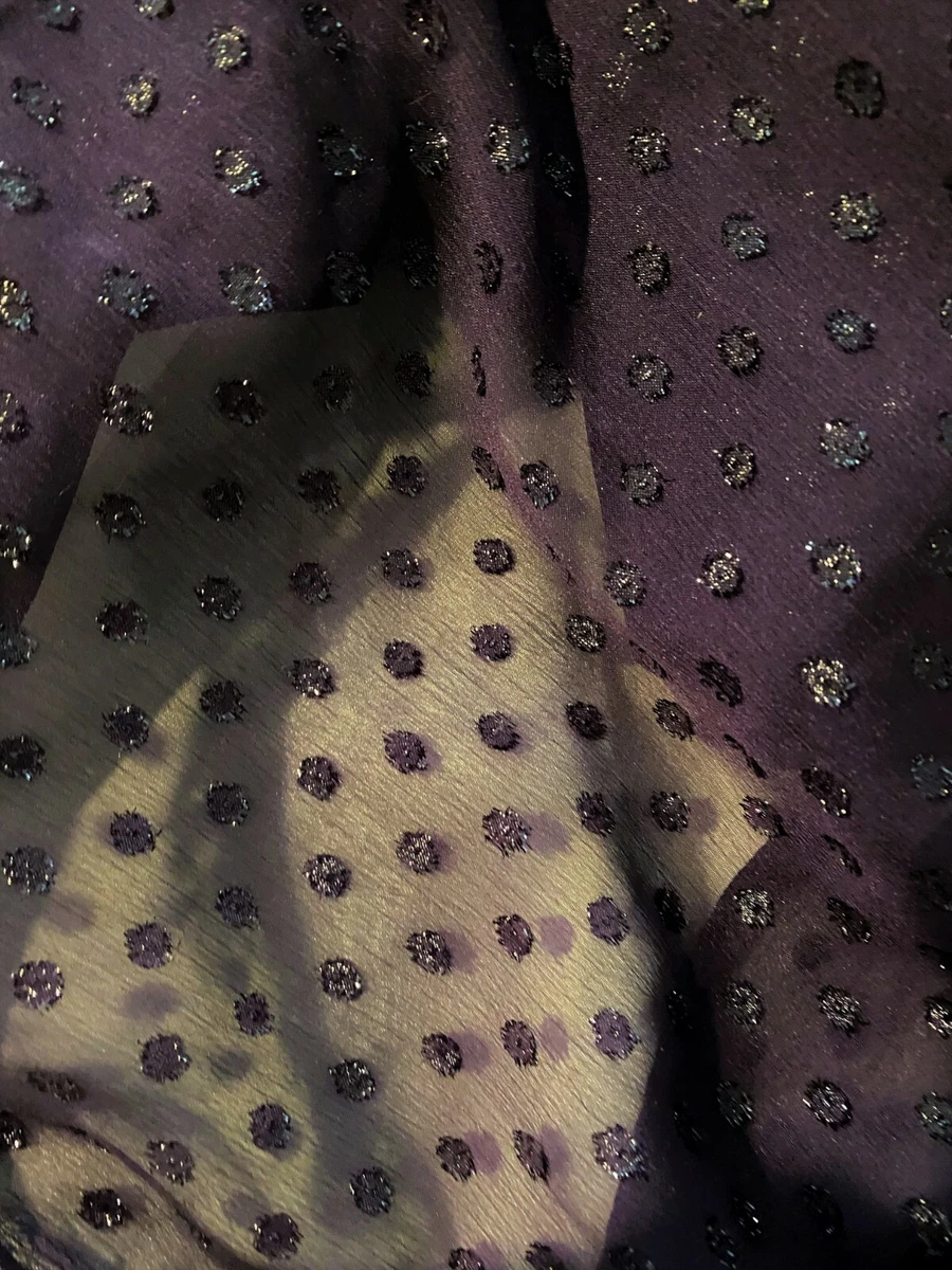 Dotted chiffon fabric deals