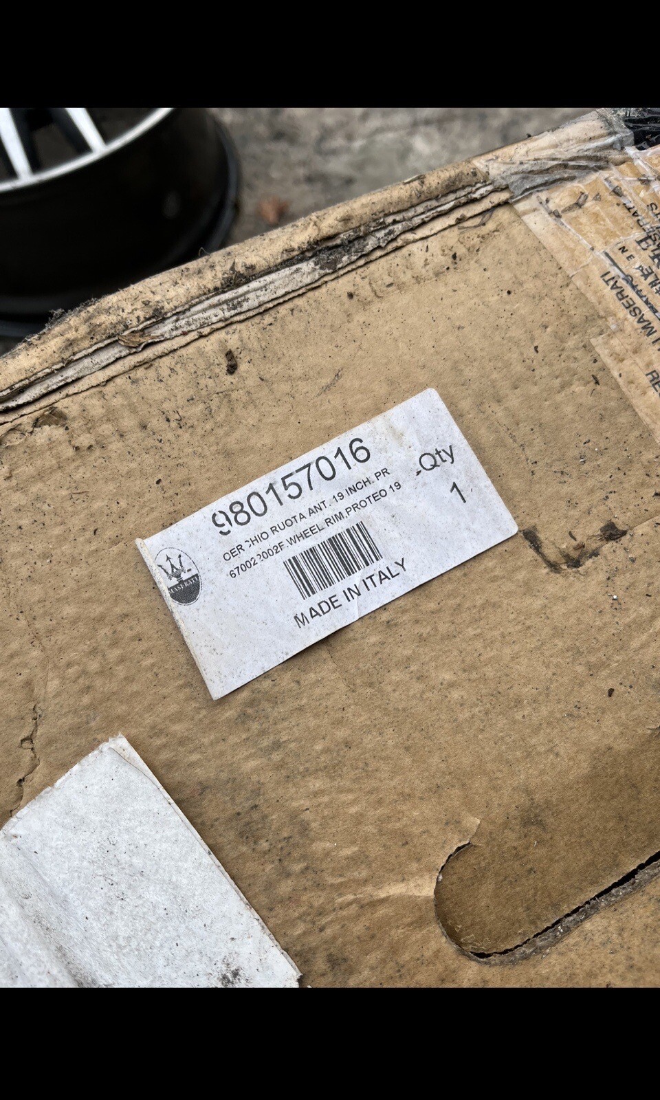 2014, 2015, 2016, 2017 Maserati Wheel Part# 980157016 Used / Excellent Condition