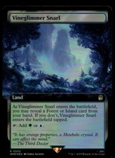 Vineglimmer Snarl Foil Mtg Dr. Who NM 532 Magic Gathering X1