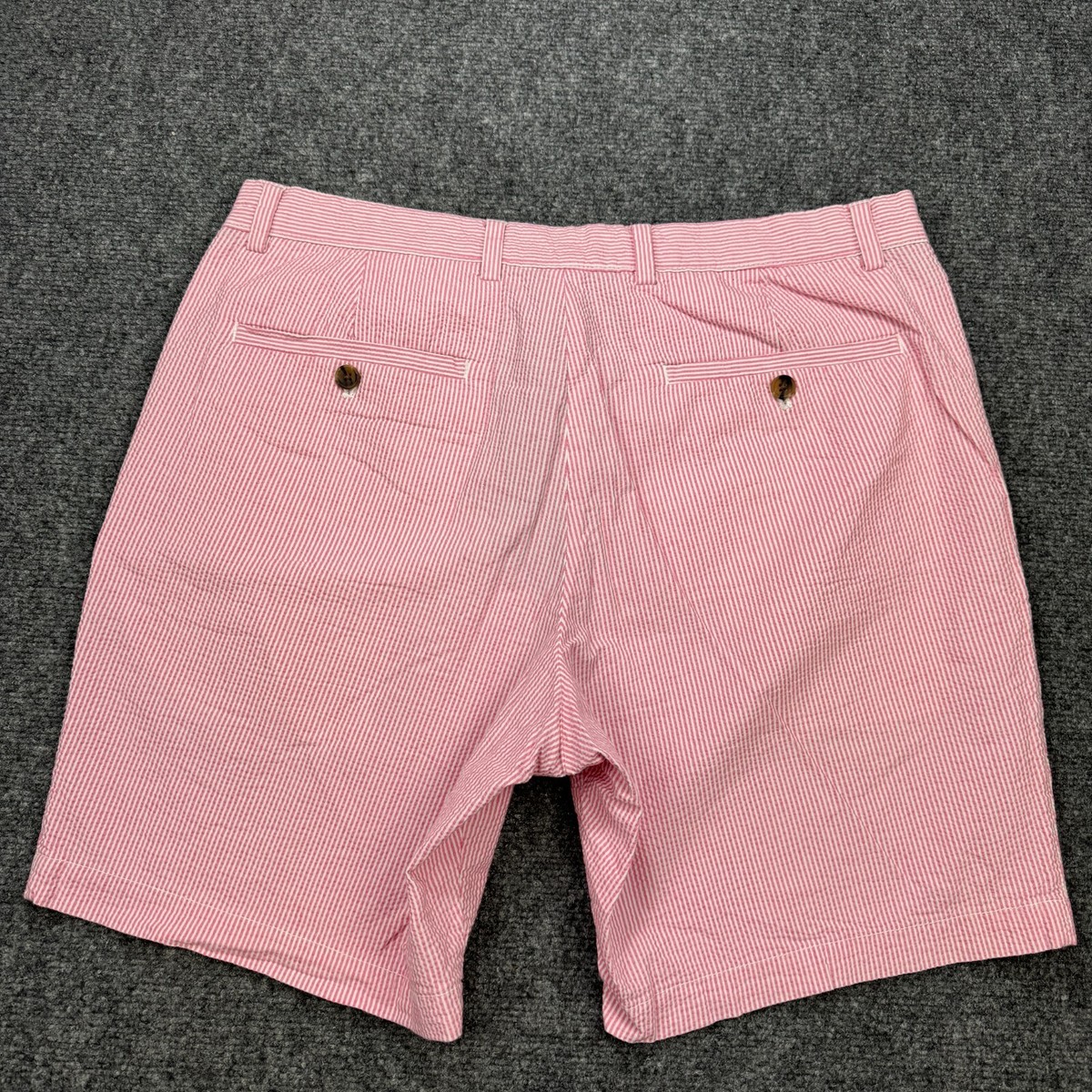 ★andar★ Airst Banding 35 Shorts Banana Republic Shorts Mens 35 Pink White Stripe Aiden Club