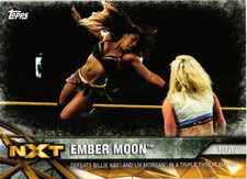 Ember Moon vs. Billie Kay 2017 Topps NXT Wrestling Card