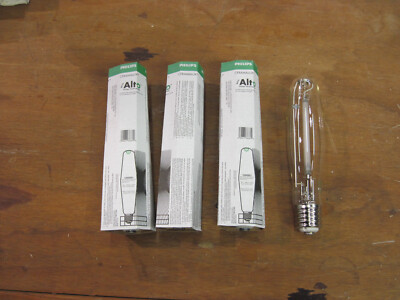 Phillips Alto ceramalux 400w c400s51 high pressure sodium lamp lot of 4