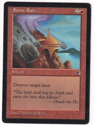 Stone Rain Tempest #206 Magic The Gathering 1997 MTG Single