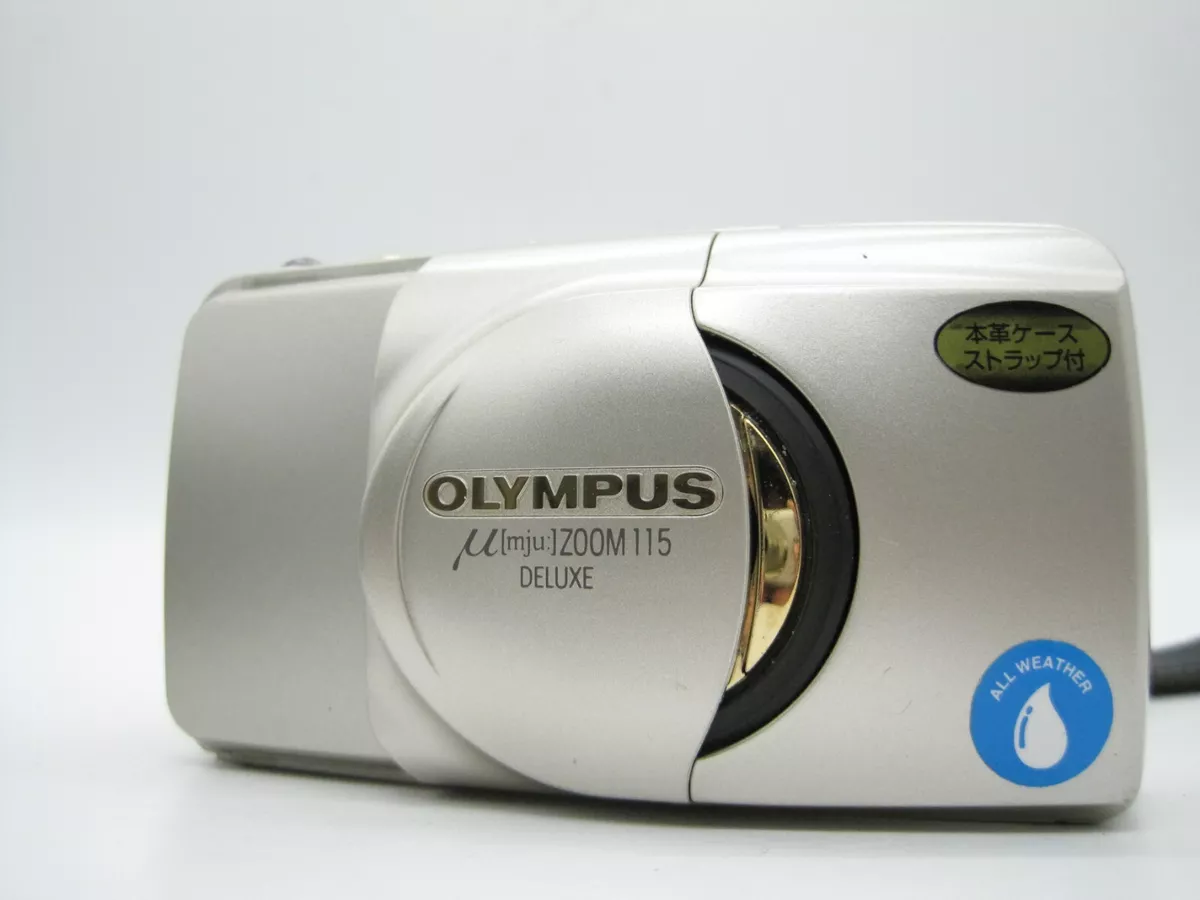 【MINT】olympus mju zoom 115 deluxe 35mm Point & Shoot Panorama Camera TESTED