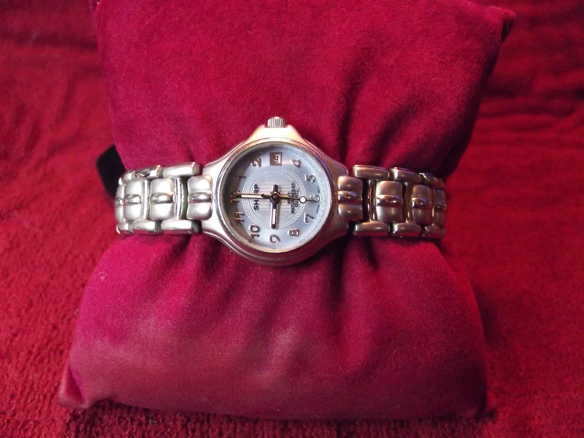 Sharp Calendar Woman's Watch Lotb 058 ZC | eBay