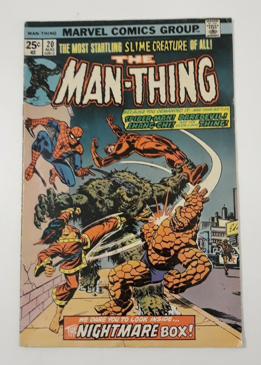 The Man-Thing - 20 Aug 1975 - Marvel Comics Group Spiderman