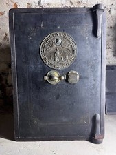 Rare 1800s Antique Victorian Safe - Cyrus Price & Co. Original Keys & Brass Work