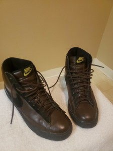 nike blazer high mens brown