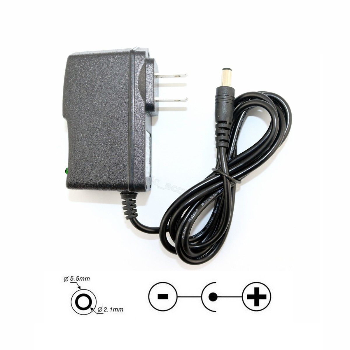 7.5V AC Adapter For CASIO PT-10 PT-80 PT-82 PT-87 PT-88 PT-100 KEYBOARD Charger - Foto 8