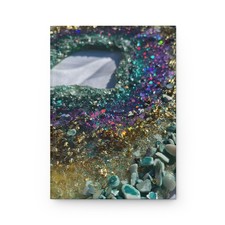 Geode Sparkle Hardcover Journal