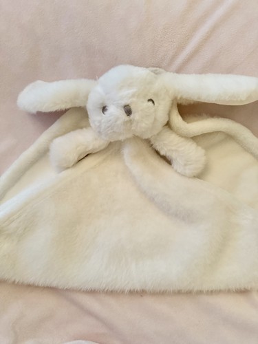 Manta de peluche blanca de felpa plana Oeko-Tex Lovey Rabbit - Imagen 2 de 5