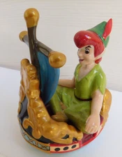 Disney Parks Peter Pan And Ship Salt & Pepper Shakers Peter Pan's Flight Ride