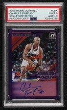 2019-20 Panini Donruss Signature Series Charles Barkley PSA 9 MINT Auto HOF 0q5