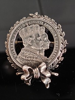 Silber Krönungstaler König Wilhelm und Königin Augusta