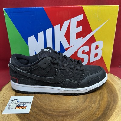Nike SB Dunk Low Pro QS Wasted Youth DD8386-001 Size 10.5 Black Right Shoe Only